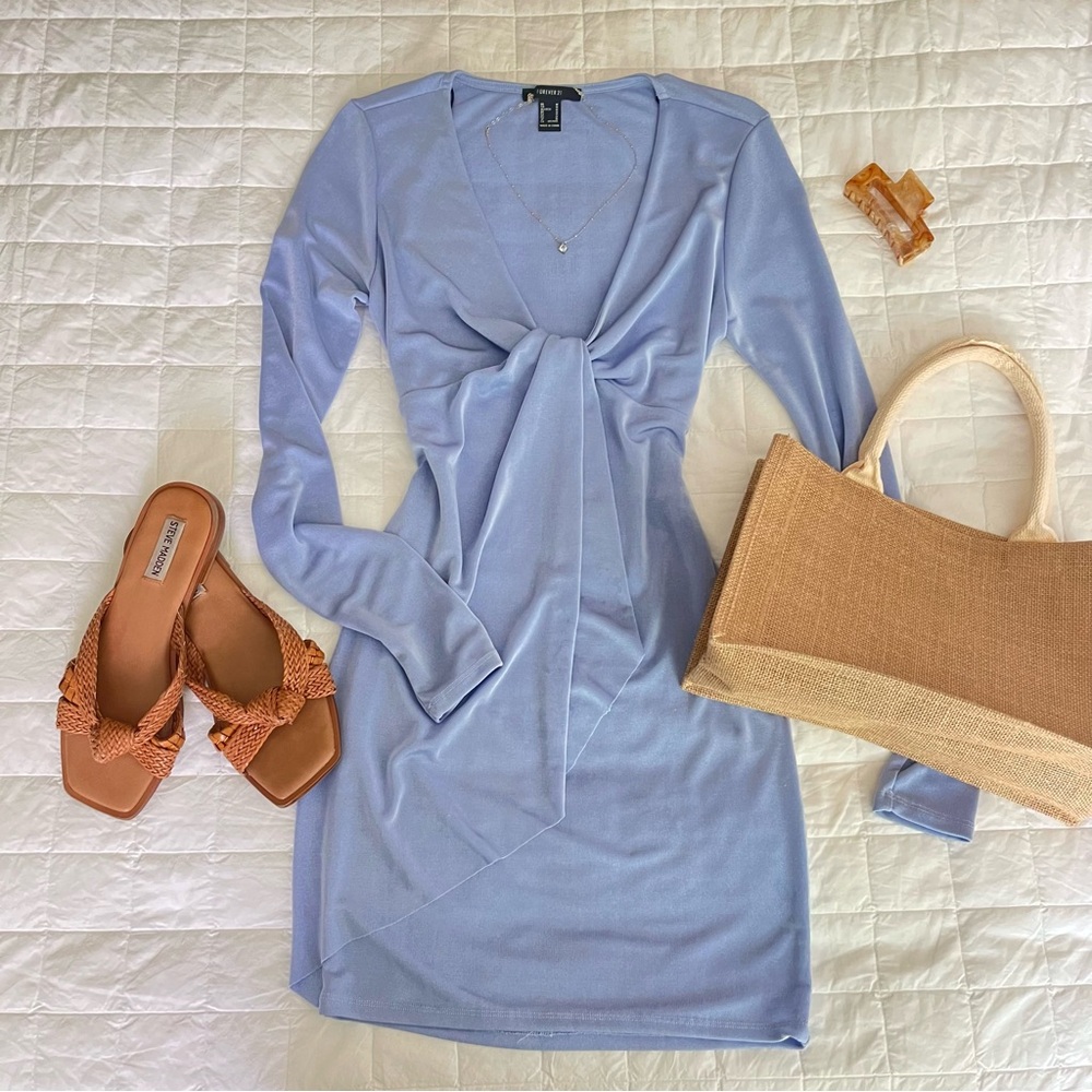 Mesh Long Sleeve Dress - Picture 5 of 5